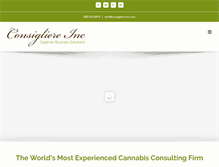 Tablet Screenshot of consigliere-inc.com